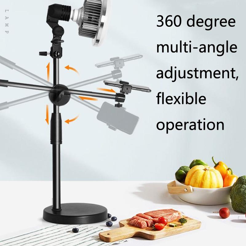 700W Mushroom Lamp & Stand For Mobile Phone Photography