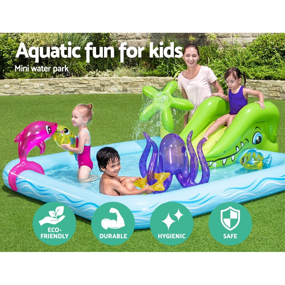 Bestway Kids Pool 239x206x86cm Inflatable Above Ground Swimming Play Pools 308L