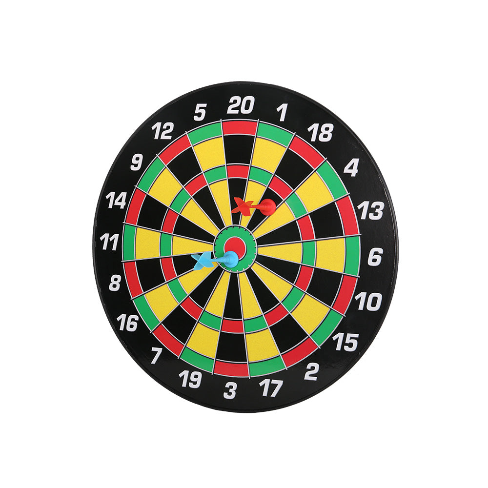 16" Dartboard Dart Board with Magnetic Darts Kids Toy Gift