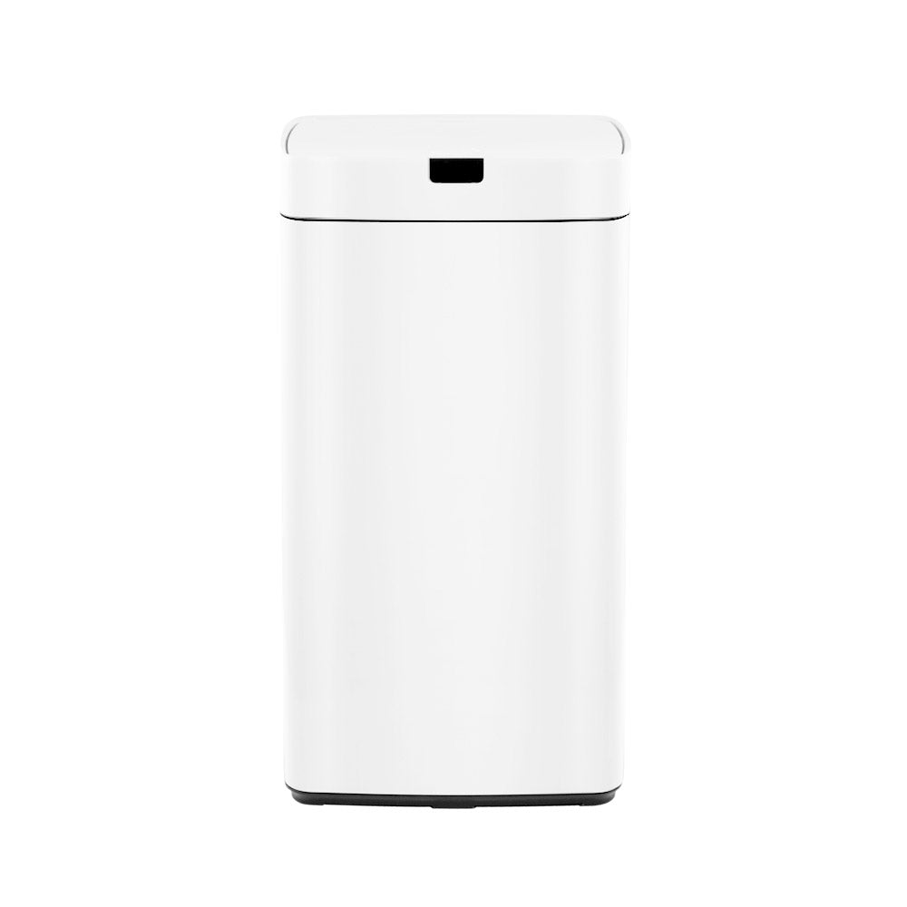 Devanti 45L Motion Sensor Bin Rubbish Automatic White