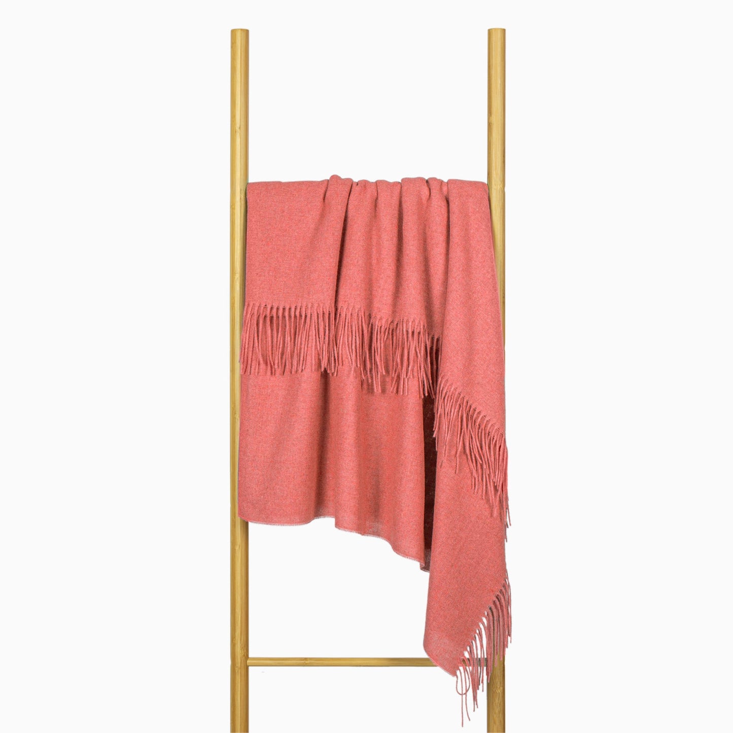 Paddington Throw - Fine Wool Blend - Peach