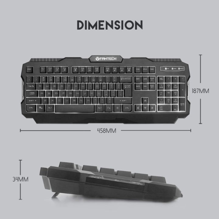 HUNTER PRO K511 Backlit Pro Gaming Keyboard