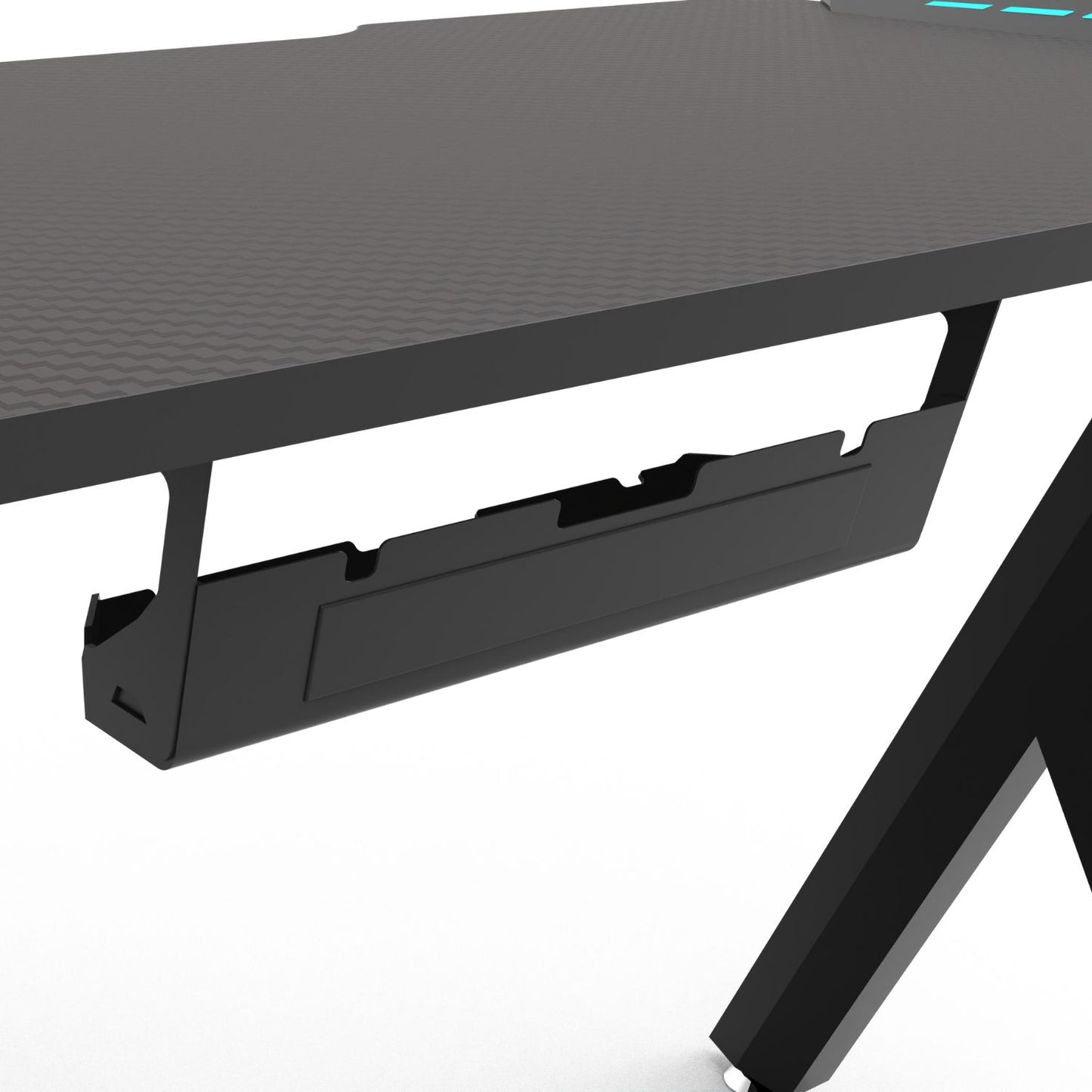 EKKIO RGB Gaming Desk Y Shape Black 120cm