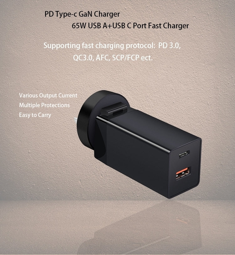 BDI PD65AC GaN 65W USB-C PD Quick Charger