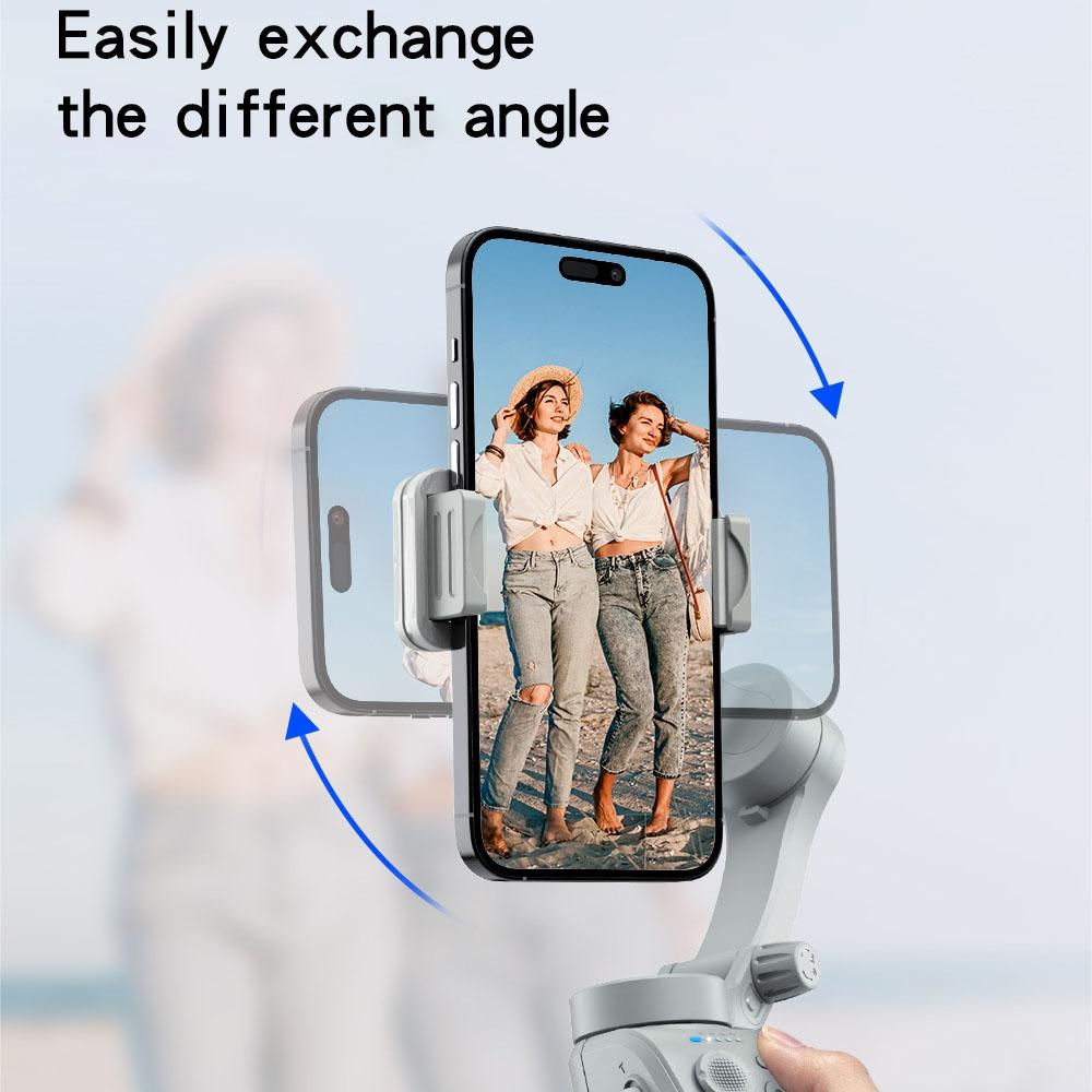 Three-Axis Handheld Gimbal For Sf18 Phone - Anti-Shake White