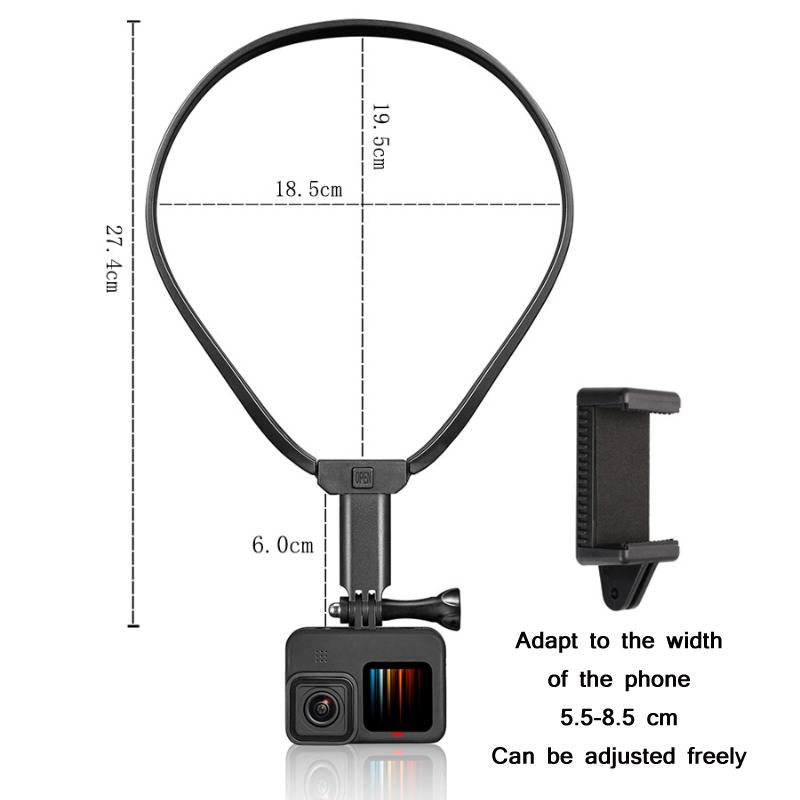 Neck Hanging Action Camera Mount - Compact & Versatile