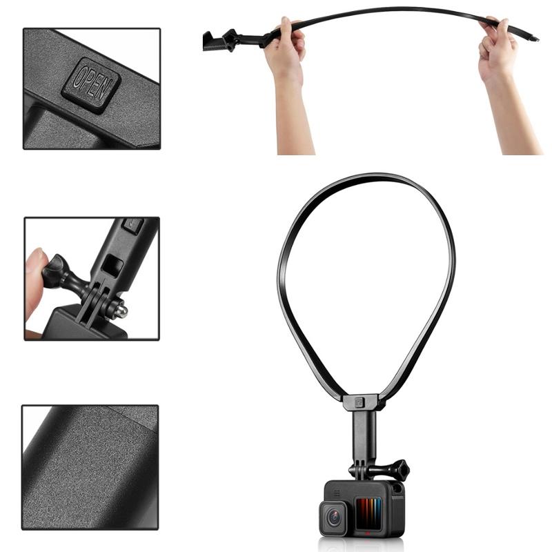 Neck Hanging Action Camera Mount - Compact & Versatile