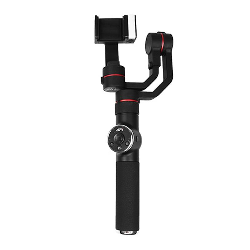 3-Axis Gimbal Stabilizer With Tripod Mount & Fill Light For Smartphones - Black