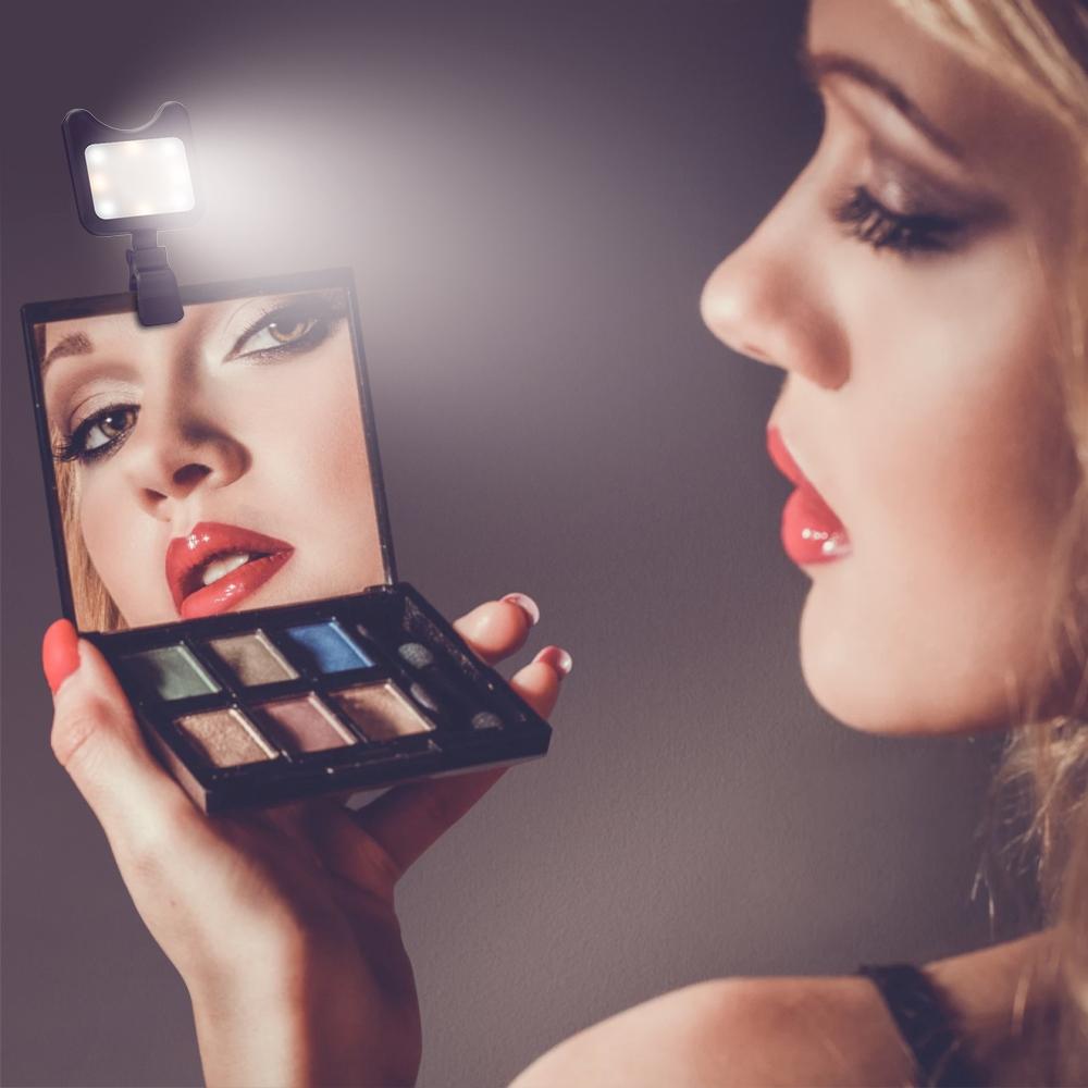 Universal Phone Camera Lens With Selfie Led Light For Smartphones