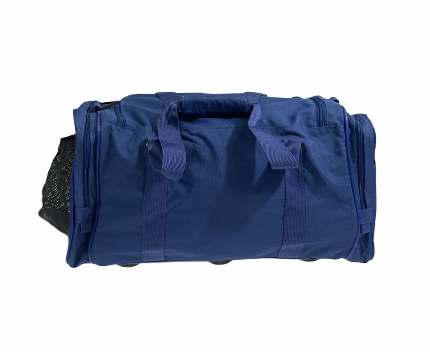 44L Travel Foldable Duffel Bag Gym Sports Luggage Travel Foldaway D-Zip Top School Bags - Royal Blue