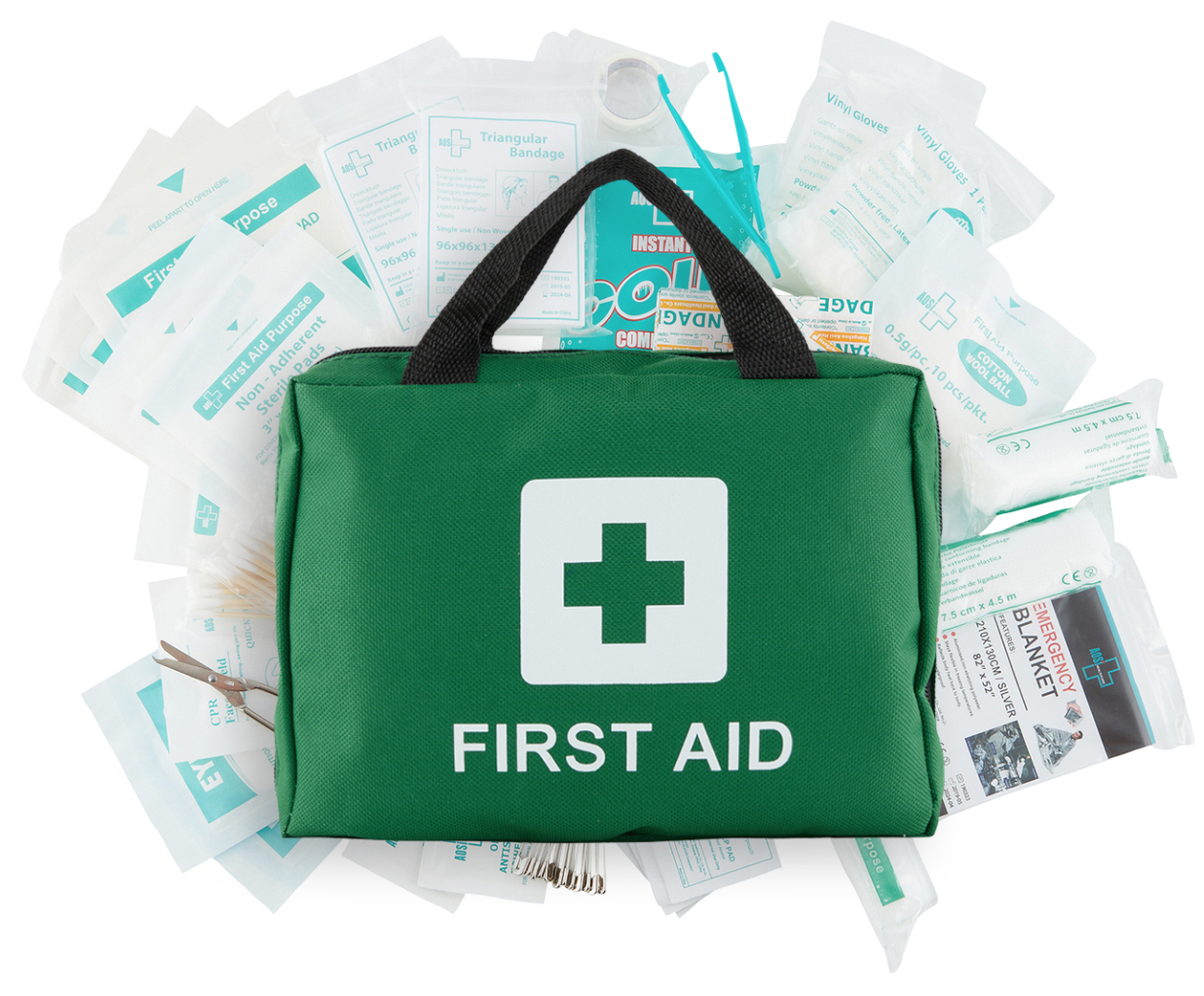 2x 210PCS EMERGENCY FIRST AID KIT Medical Travel Set Workplace Office ARTG BULK