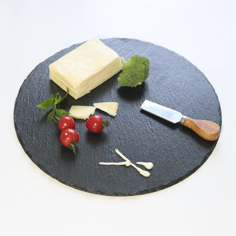 Bella Cheese Charcuterie Board and Knife Set 7 piece Round 30cm Free Delivery