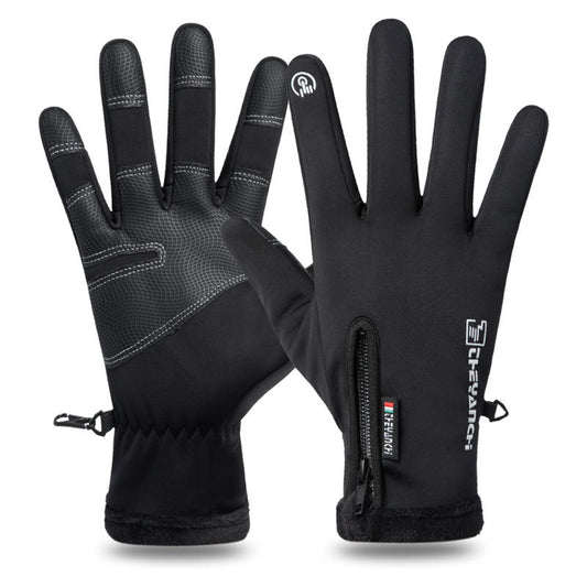 Touchscreen Winter Gloves|Waterproof, Windproof Thermal Gloves for Men Q9063  XL size Black