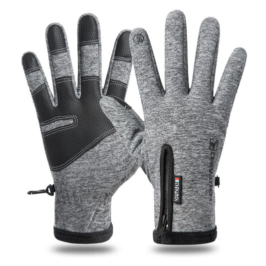 Touchscreen Winter Gloves|Waterproof, Windproof Thermal Gloves for Men Q9063  XL size Grey